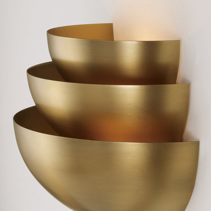 Capital Gia Sconce in Aged Brass