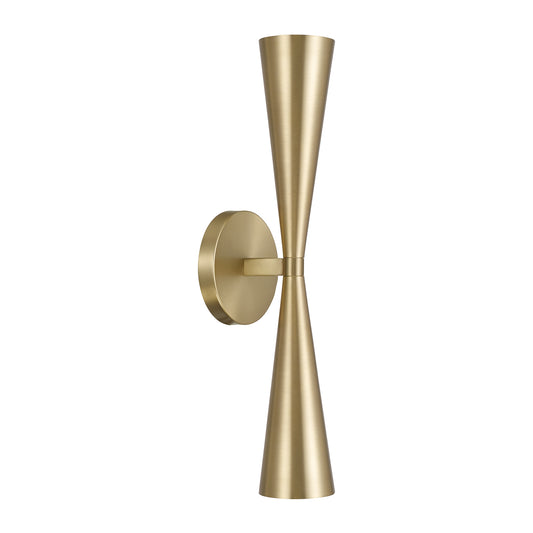 Capital Levi Dual Sconce - Matte Brass