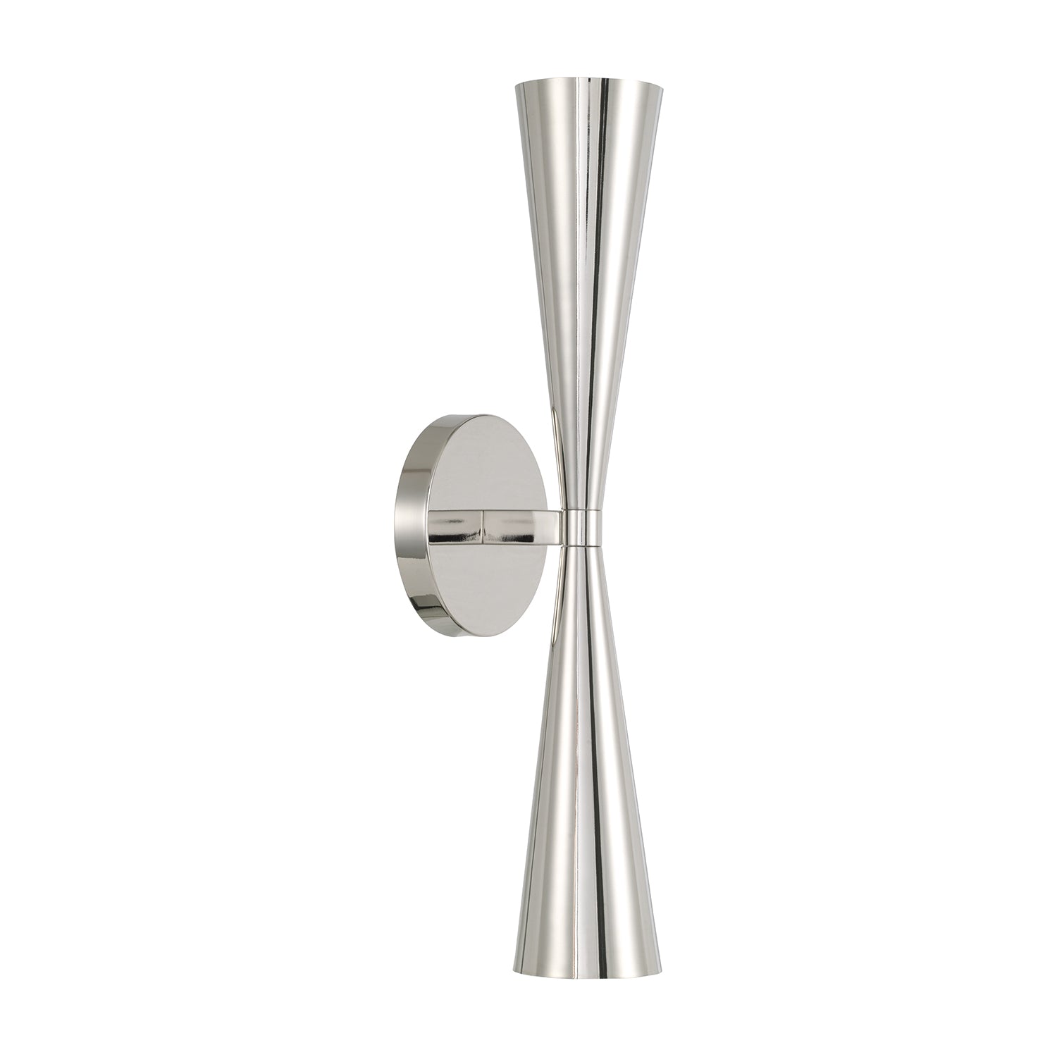 Capital Levi Dual Sconce - Polished Nickel
