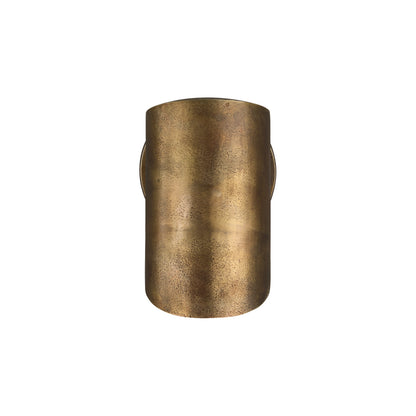 Capital Casa Cylinder Sconce in Oxidized Brass