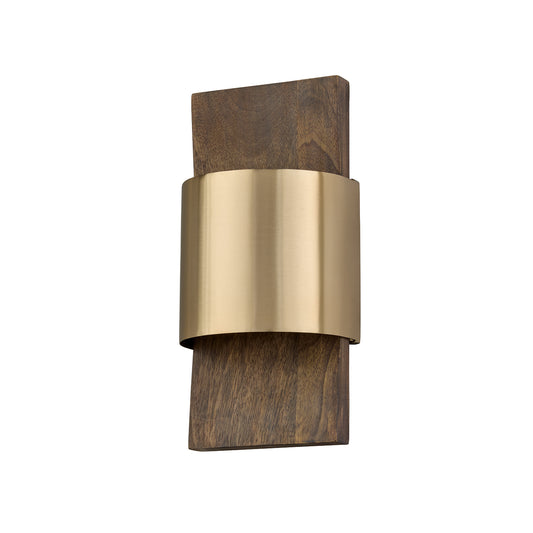Capital Sidney Sconce - Nordic Wood and Matte Brass