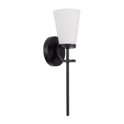Capital Drake Sconce - Matte Black