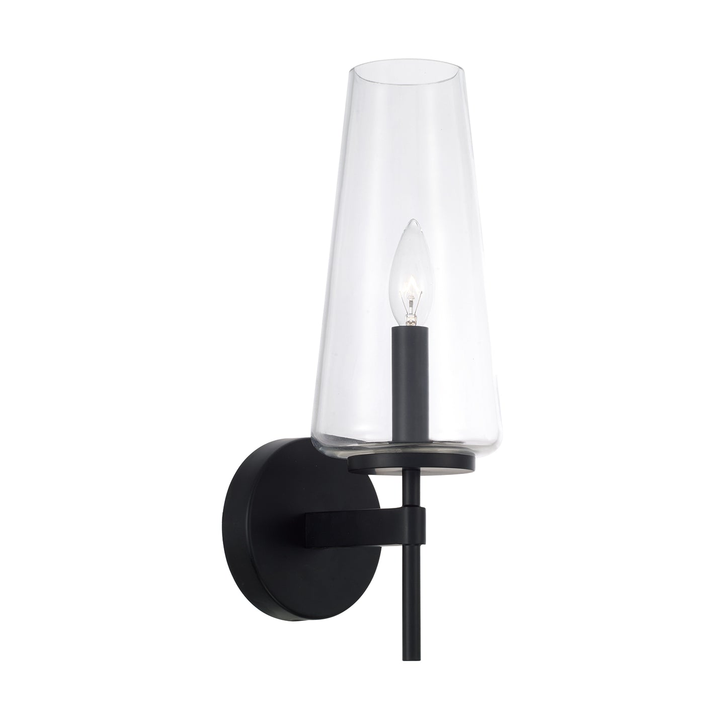 Capital Aaron Sconce - Matte Black