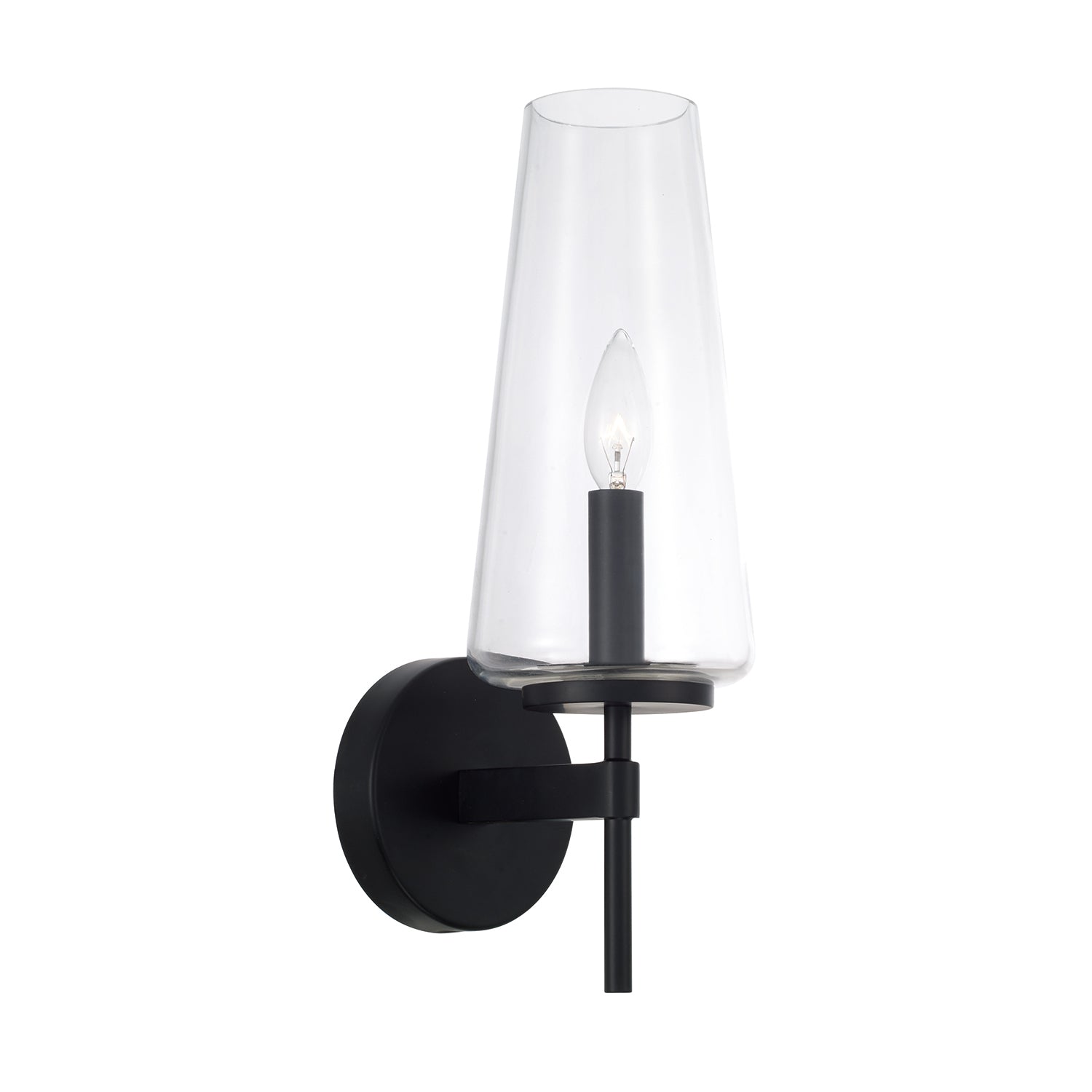 Capital Aaron Sconce - Matte Black