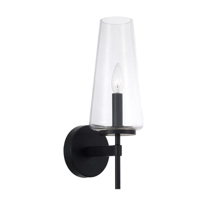 Capital Aaron Sconce - Matte Black