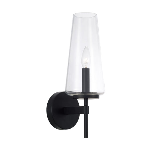 Capital Aaron Sconce - Matte Black