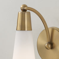 Capital Tess Sconce in Aged Brass