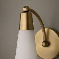 Capital Tess Sconce in Aged Brass