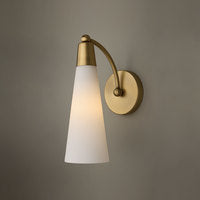 Capital Tess Sconce in Aged Brass