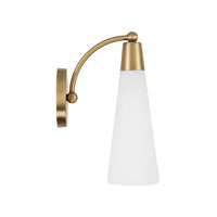 Capital Tess Sconce in Aged Brass