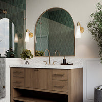 Capital Tess Sconce in Aged Brass