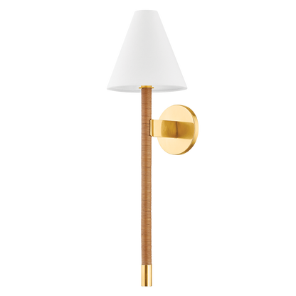 Hudson Valley Watkins Wall Sconce Aged Brass