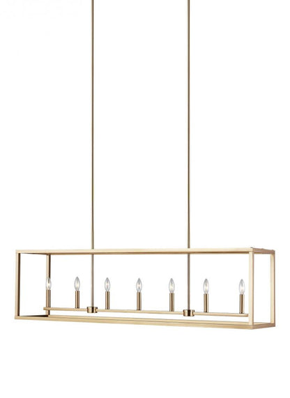 Generation Lighting Moffet Street Long Seven Light Island Pendant