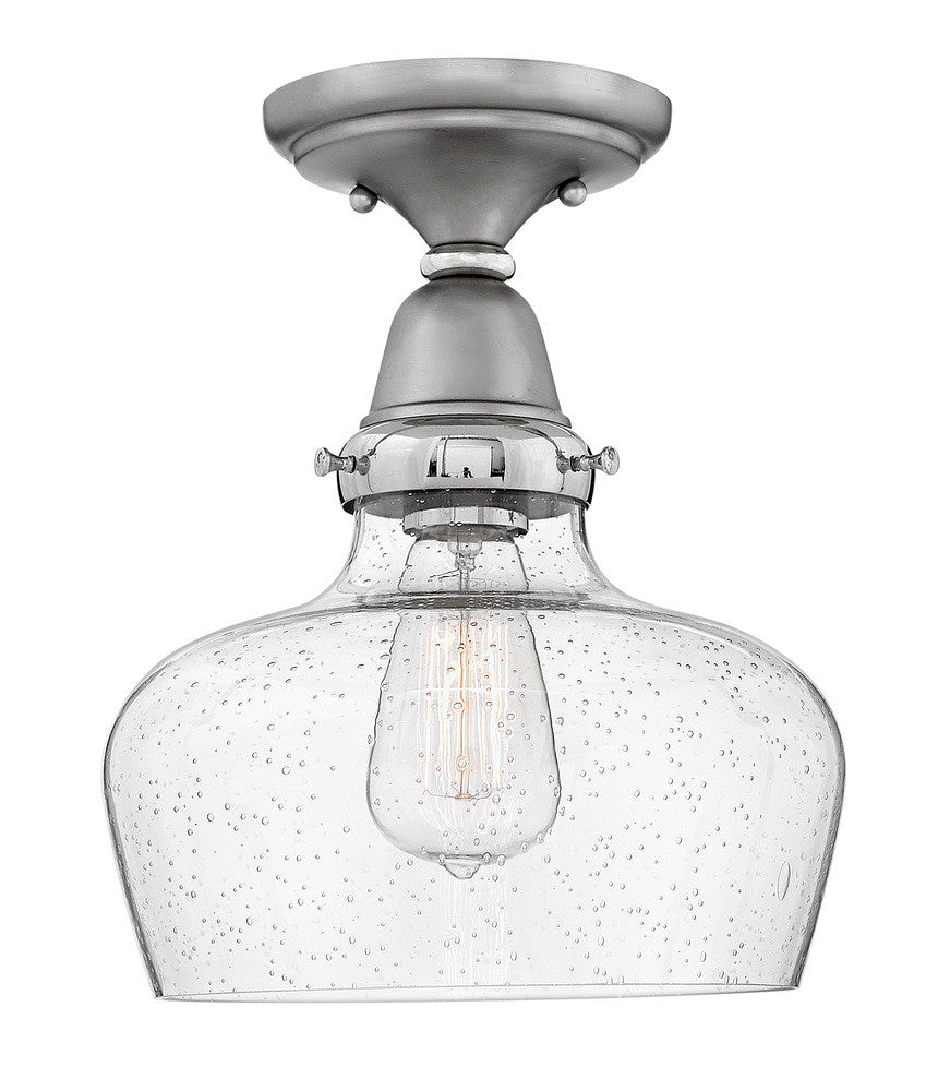 Hinkley Academy Flush Mount English Nickel