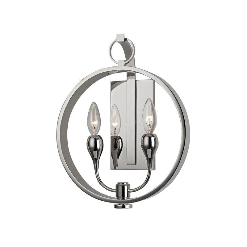 Hudson Valley Dresden Wall Sconce Polished Nickel