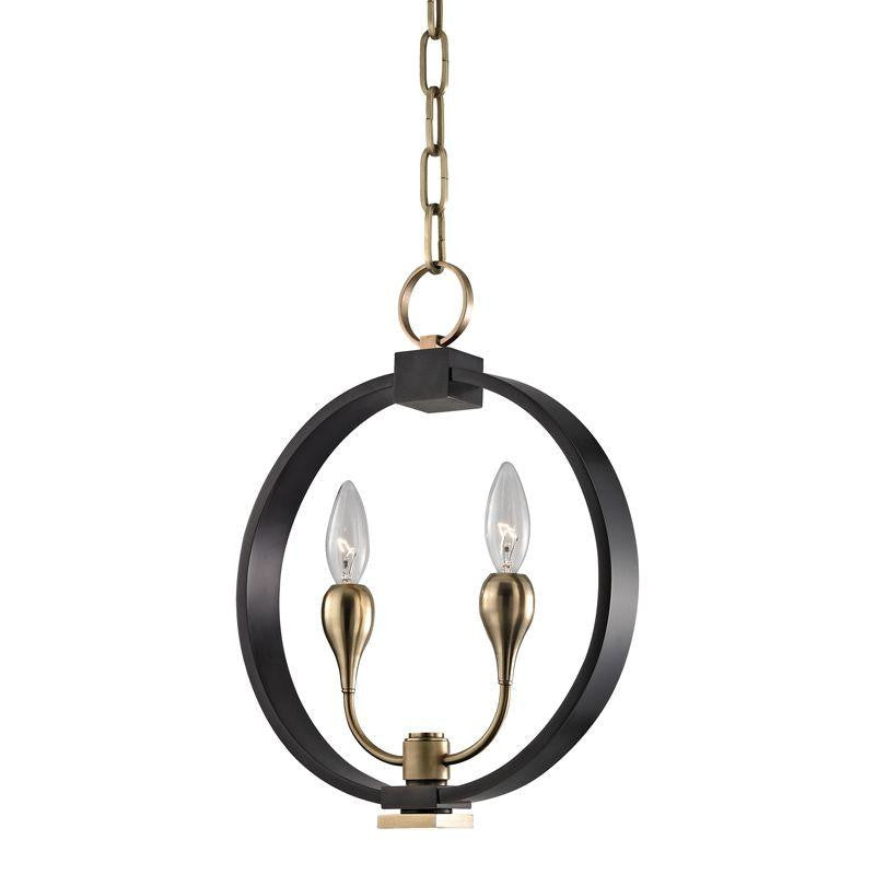 Hudson Valley Dresden Pendant Aged Old Bronze
