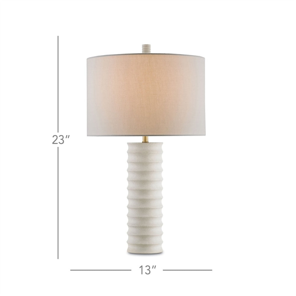 Snowdrop White Table Lamp