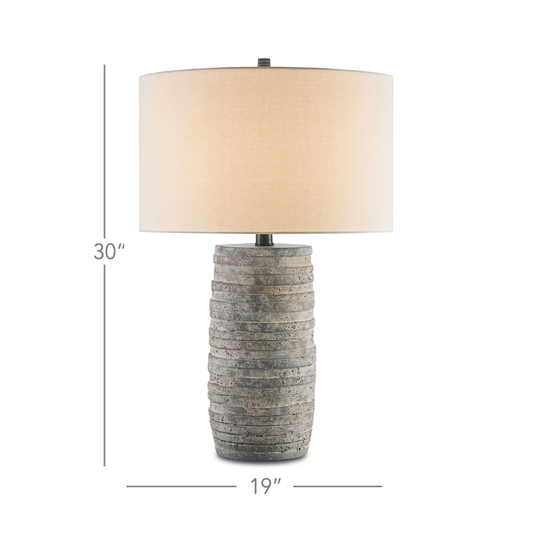 Innkeeper Table Lamp, Rustic, 30"H, Currey and Company (6782 KAZ4)
