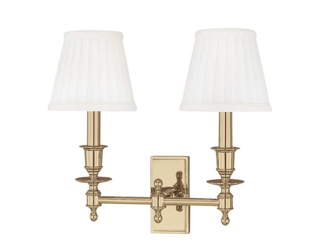 Hudson Valley Ludlow Wall Sconce Antique Brass