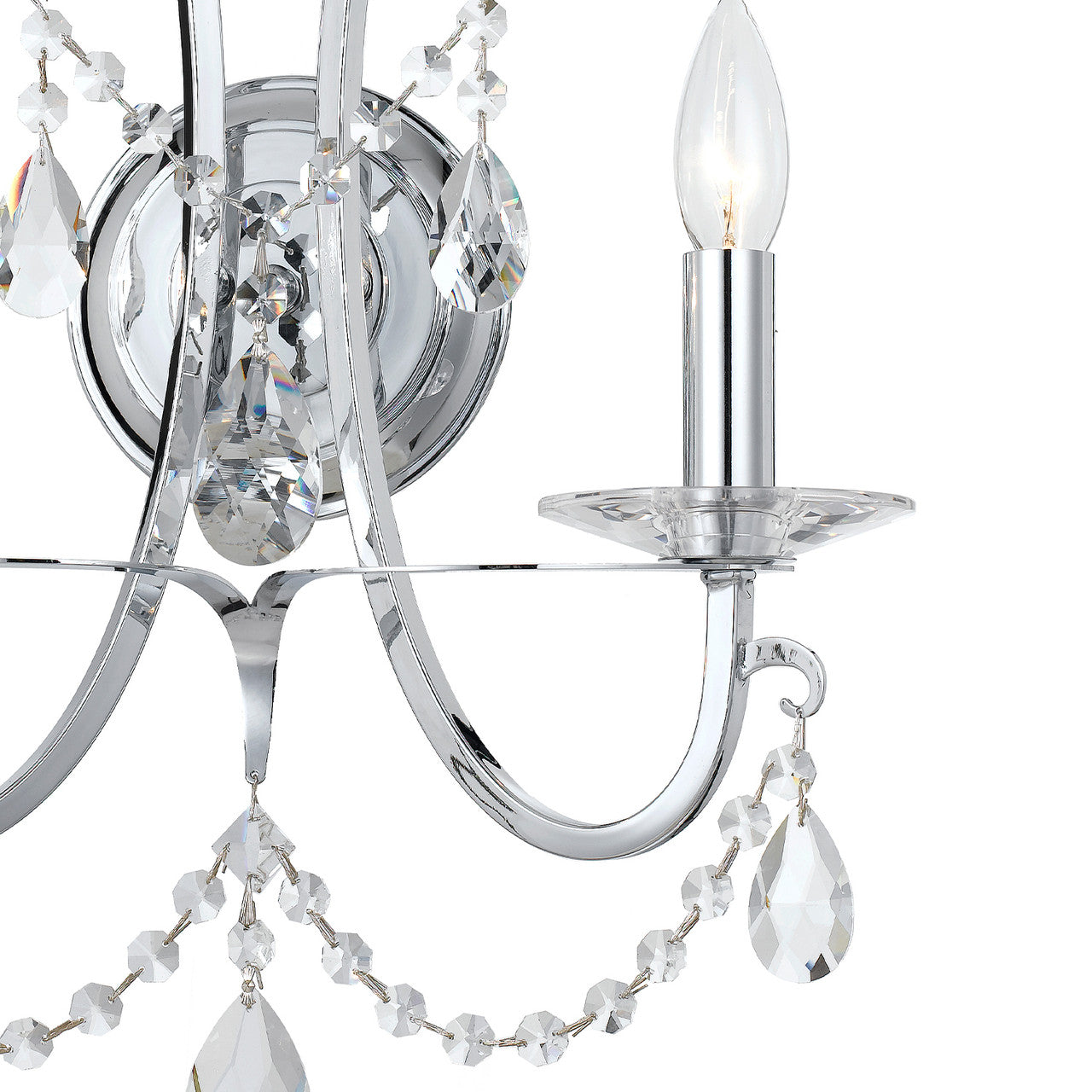 Crystorama Othello Wall Sconce Vibrant Gold