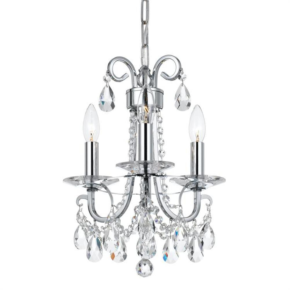 Crystorama Othello Mini Chandelier Polished Chrome