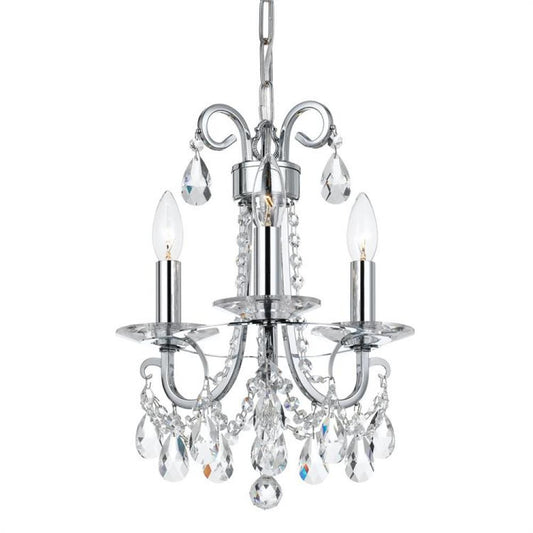 Crystorama Othello Mini Chandelier Polished Chrome