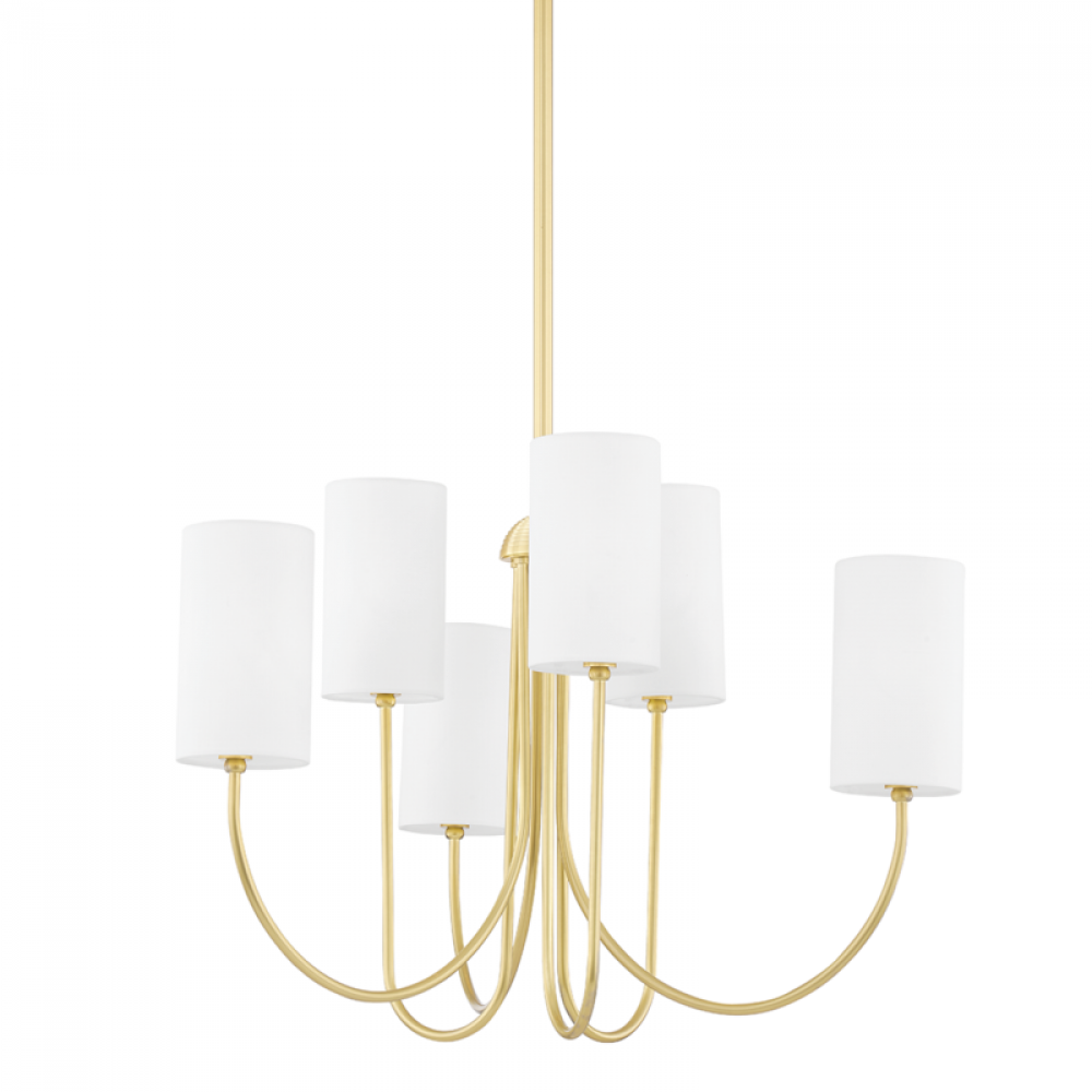 Hudson Valley Harlem Chandelier Brass
