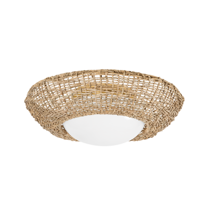 Hudson Valley Killington 2-Light Flush Mount Vintage Gold Leaf