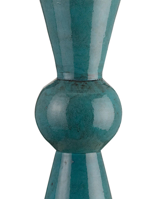 Upbeat Teal Table Lamp, Currey and Company (6896 DEHW)