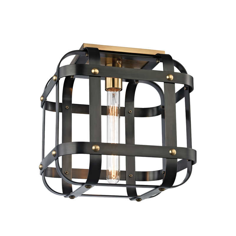 Hudson Valley Colchester Semi-Flush Mount Aged Old Bronze