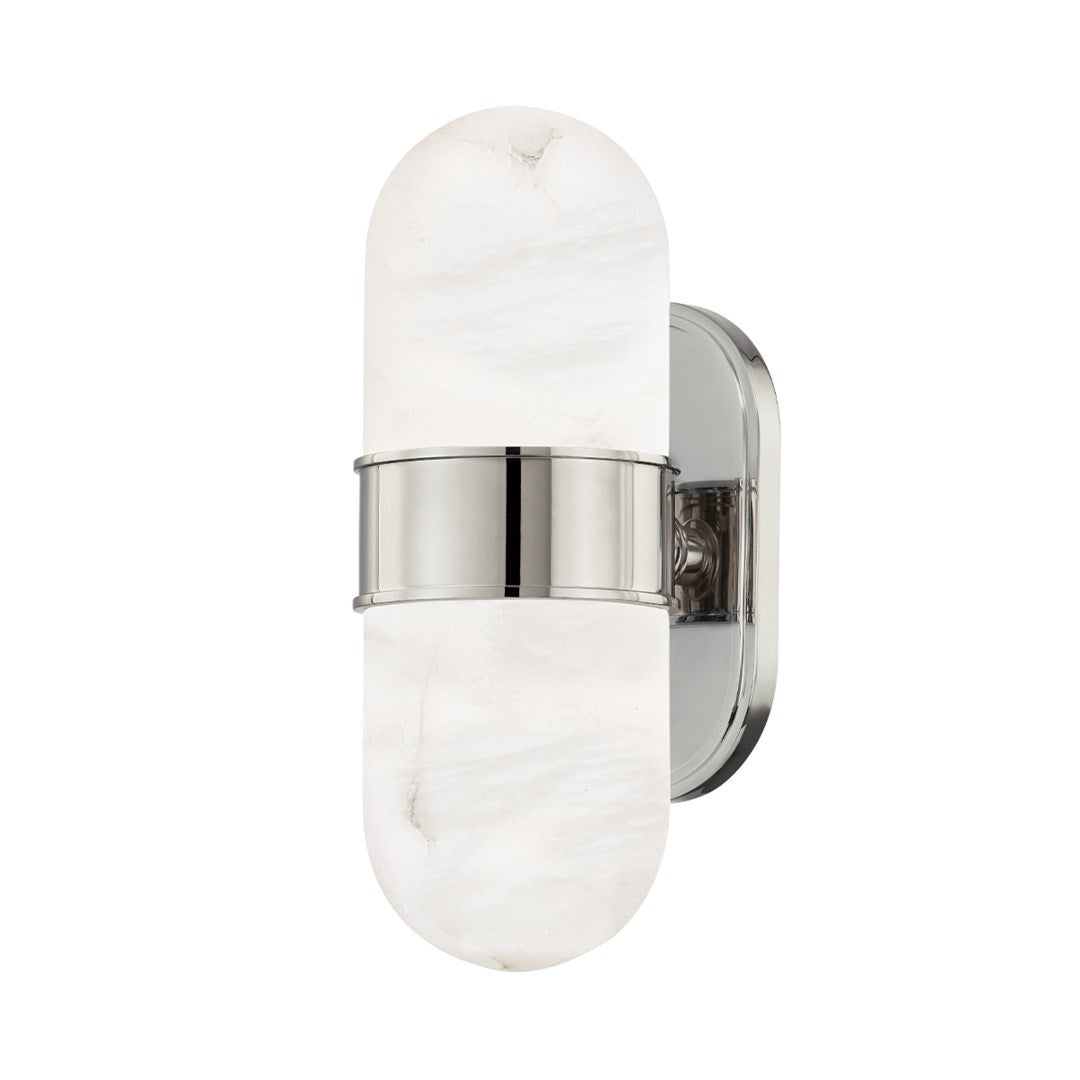 Hudson Valley Beckler Wall Sconce Polished Nickel