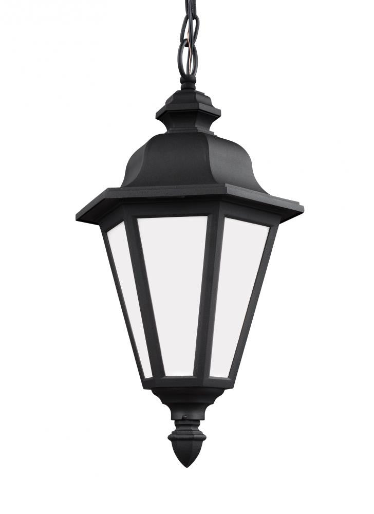 Generation Lighting Brentwood One Light Outdoor Pendant Black