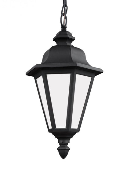 Generation Lighting Brentwood One Light Outdoor Pendant Black