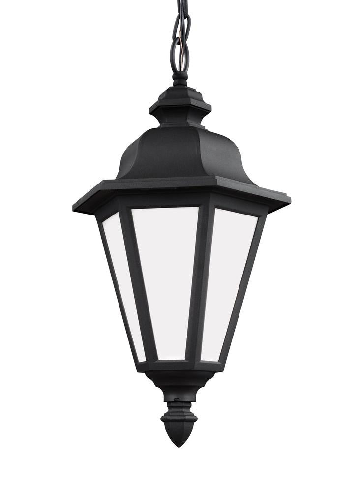 Generation Lighting Brentwood One Light Outdoor Pendant Black