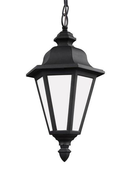 Generation Lighting Brentwood One Light Outdoor Pendant Black