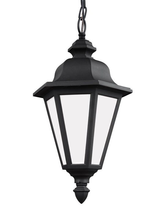 Generation Lighting Brentwood One Light Outdoor Pendant Black