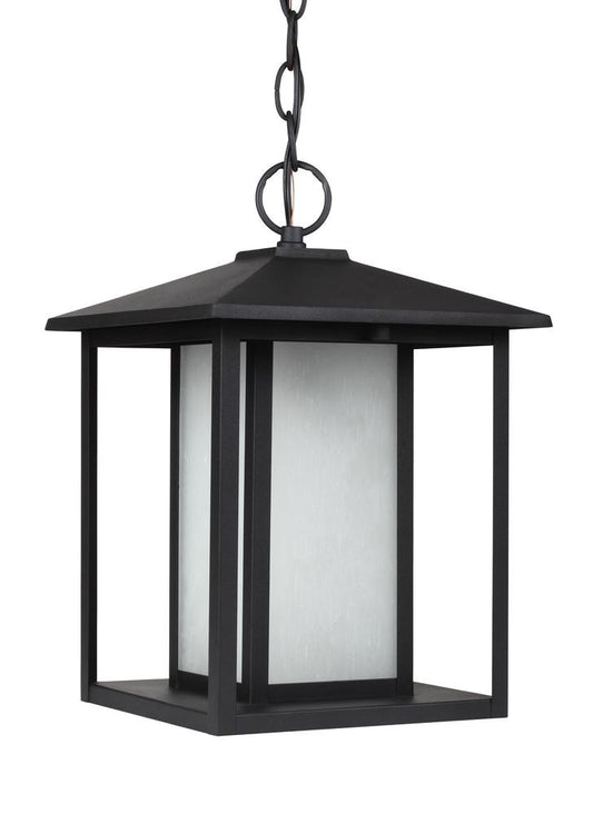 Generation Lighting Hunnington One Light Outdoor Pendant Black