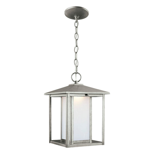 Generation Lighting Hunnington LED Outdoor Pendant Weathered Pewter