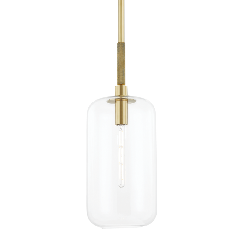 Hudson Valley Lenox Hill Pendant Aged Brass