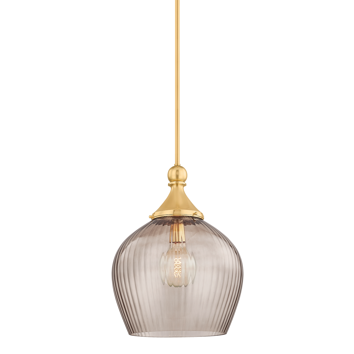 Hudson Valley Chatton 16.5" Pendant Aged Brass