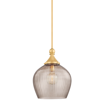 Hudson Valley Chatton 16.5" Pendant Aged Brass