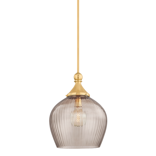 Hudson Valley Chatton 16.5" Pendant Aged Brass