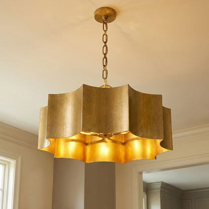 Shelby 3-Light Pendant in Gold Patina