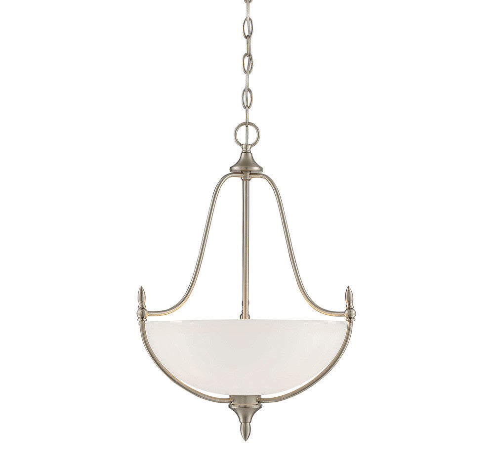 Savoy House Herndon 3-Light 16-in Pendant Satin Nickel