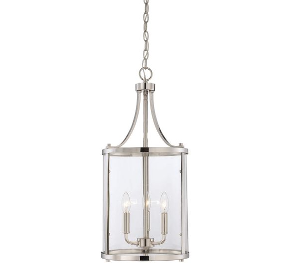 Savoy House Penrose 3-Light Pendant Polished Nickel