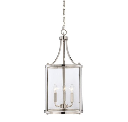 Savoy House Penrose 3-Light Pendant Polished Nickel