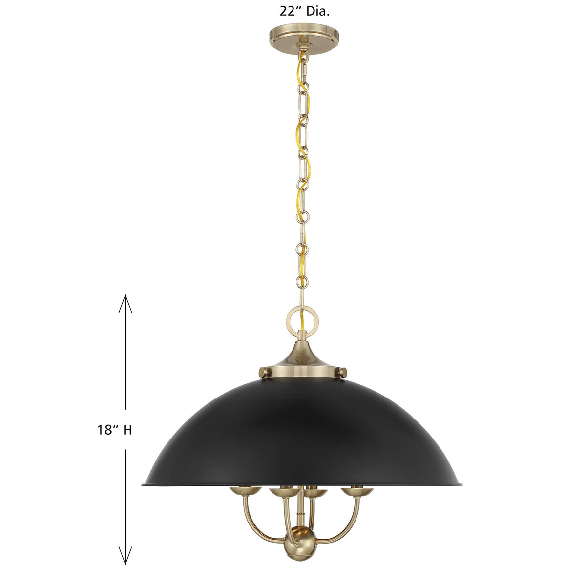 Savoy House Monterey 4-Light Pendant - alternate view