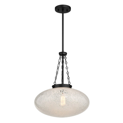Willow 1-Light Pendant Matte Black