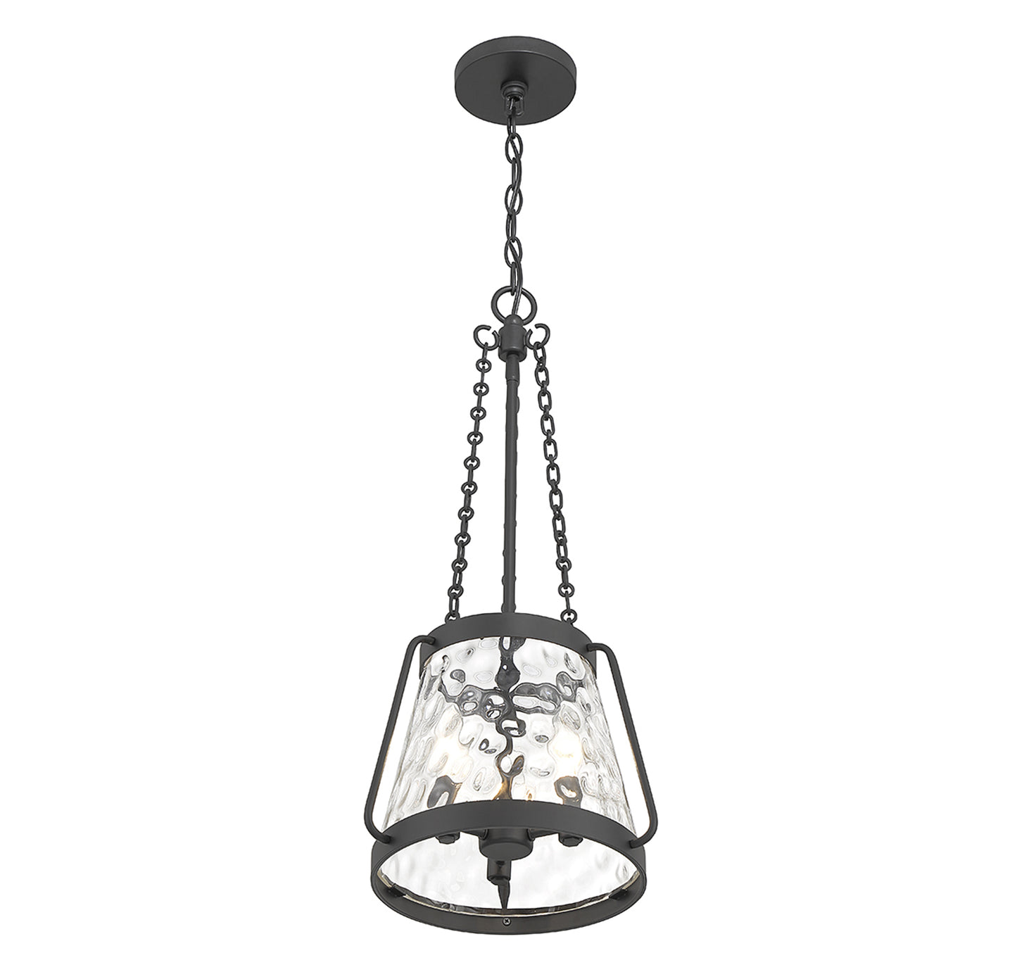 Crawford 3-Light Pendant in Warm Brass