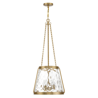 Crawford 4-Light Pendant in Warm Brass